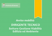 Avviso di mobilità esterna volontaria per la copertura a tempo pieno e indeterminato di n. 1 posto di "Dirigente Tecnico"
