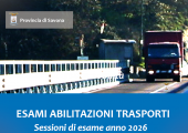 Bando per il conseguimento dell'idoneità professionale di trasportatore su strada di cose per conto terzi e di persone - Sessione di esame anno 2026 Bando per il conseguimento dell'idoneità professionale di trasportatore su strada di cose per conto terzi e di persone - Sessione di esame anno 2026