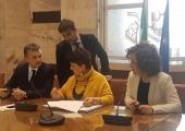 Firma dell'accordo (Ph: Provincia di Savona)