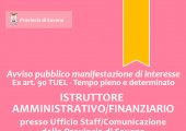 Istruttore A/F ex art 90 - Staff/Comunicazione