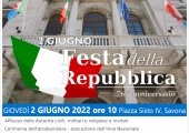 Festa della Repubblica", il 2 giugno a Savona la cerimonia celebrativa