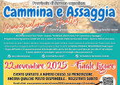 "MANGIALONGA HEALTHY Cammina e Assaggia" - 22 novembre 2025 Finale Ligure