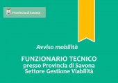 Avviso di mobilità esterna volontaria per la copertura a tempo pieno e indeterminato di n. 1 posto di "Funzionario Tecnico" 