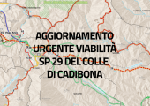 Aggiornamento urgente - Chiusura SP 29 del Colle di Cadibona e Percorsi alternativi